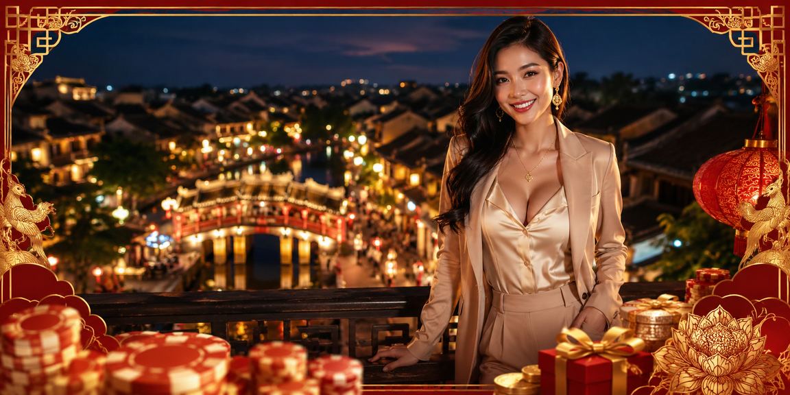 Người dùng tận hưởng không khí sôi động tại chợ đêm Hội An trong lúc trải nghiệm 8kbe trên di động